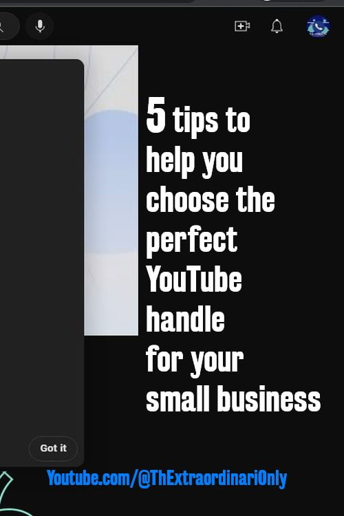 5 top tips to help you choose the perfect YouTube handle for your small business