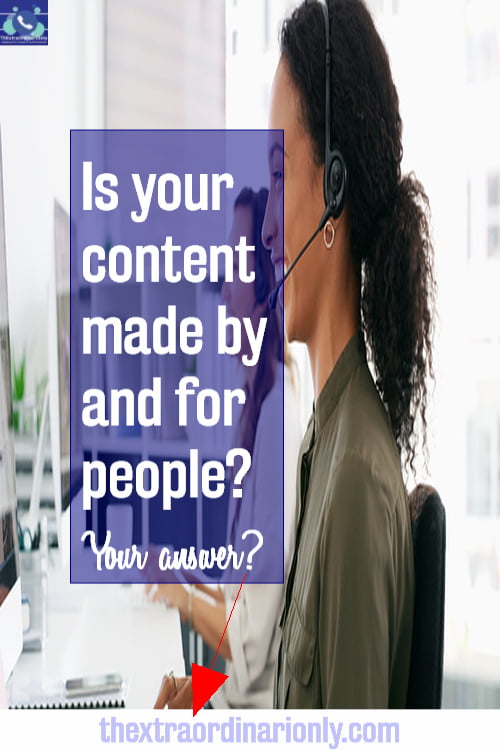 Is your content made by and for the people