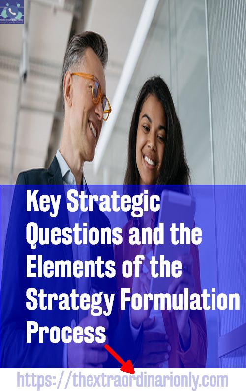 Key Strategic Questions and the Elements of the Strategy Formulation Process