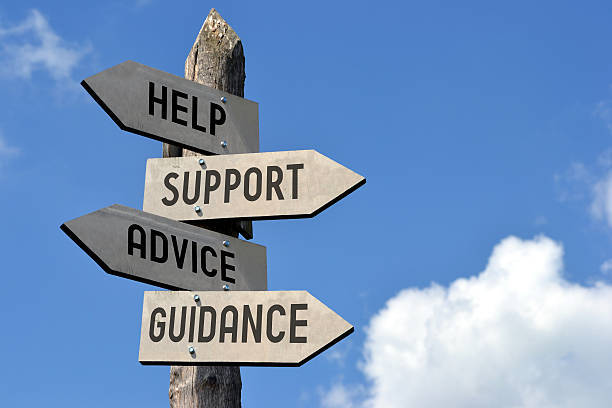 Sign board showing help, support, advice, and guidance services from ThExtraordinariOnly consultants