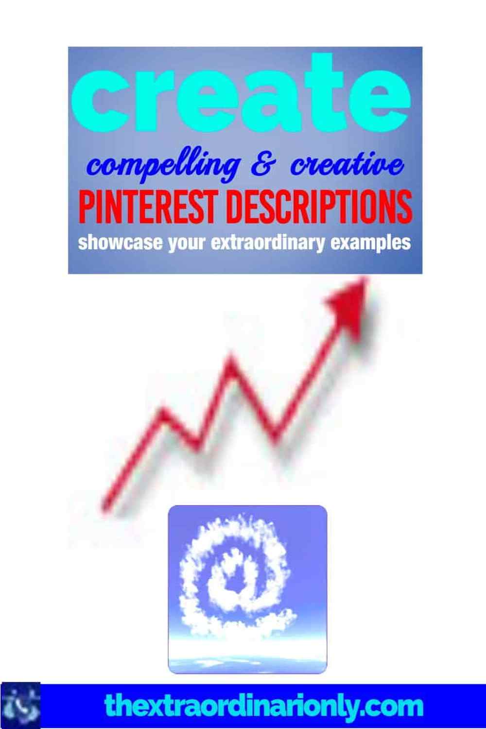 create compelling and creative Pinterest descriptions to show case extraordinary examples
