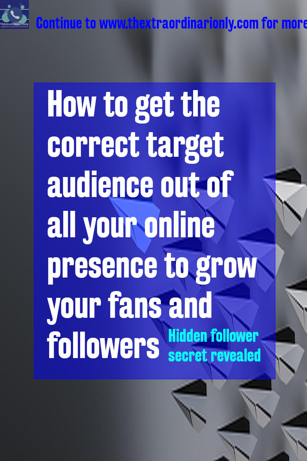 how to get the correct target audience out of all your online presence