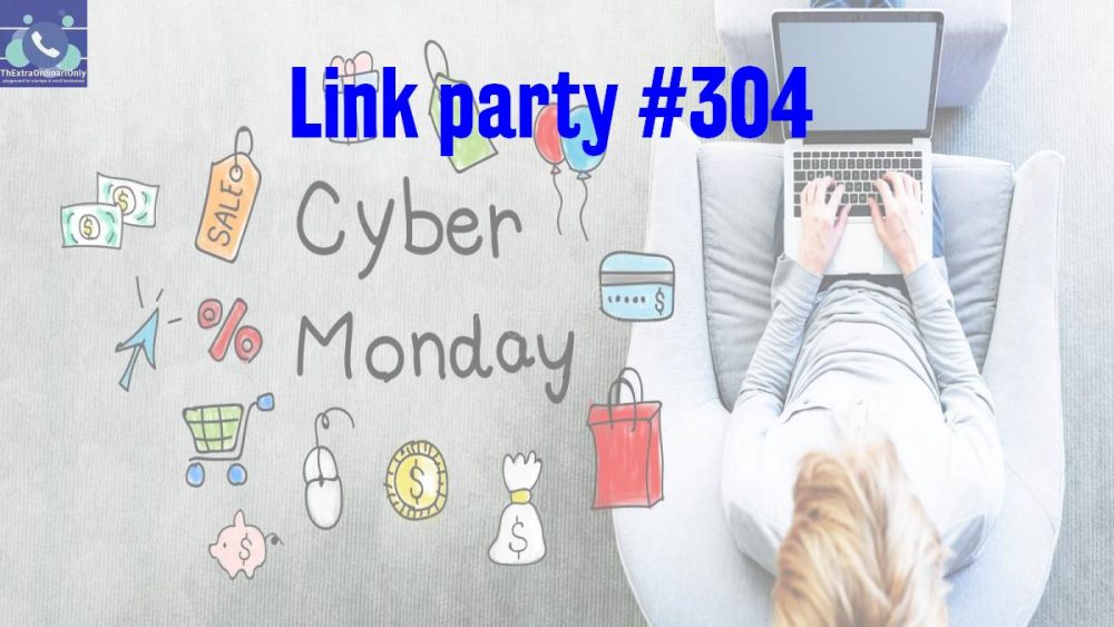 link party #304 black Friday deals cyber Monday shopping discounts