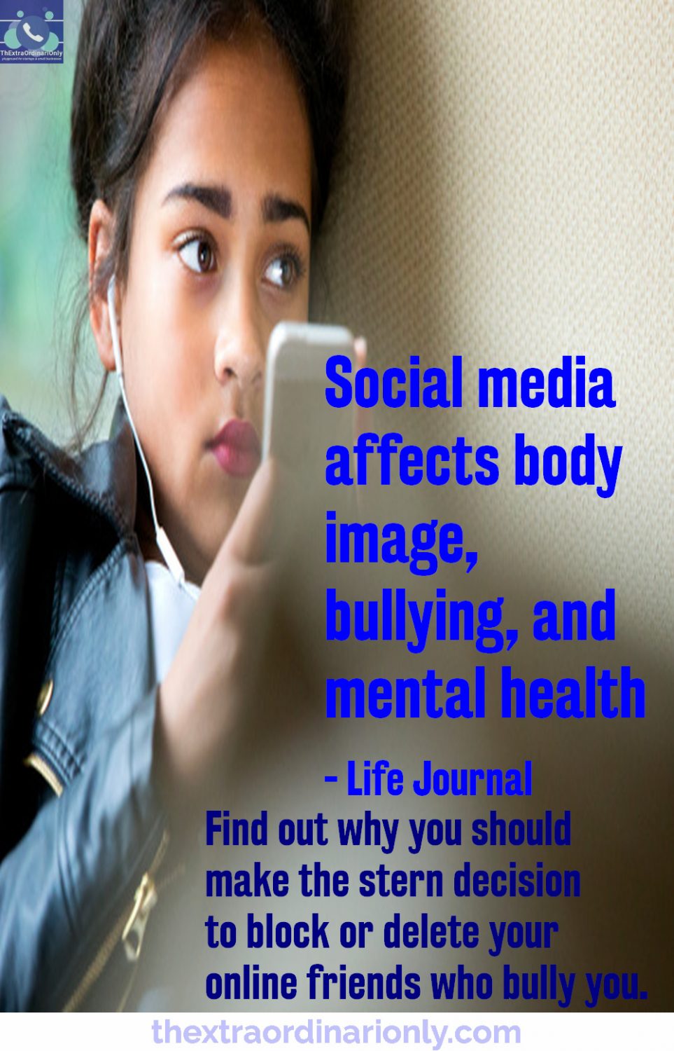 social media affects body image bullying and mental health