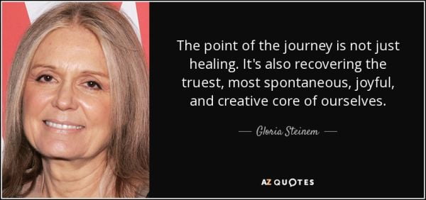 spontaneous quote by Gloria Steinem