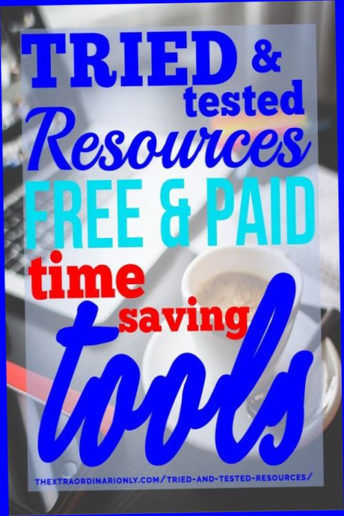 thextraordinarionly tried tested resources plus tools business success